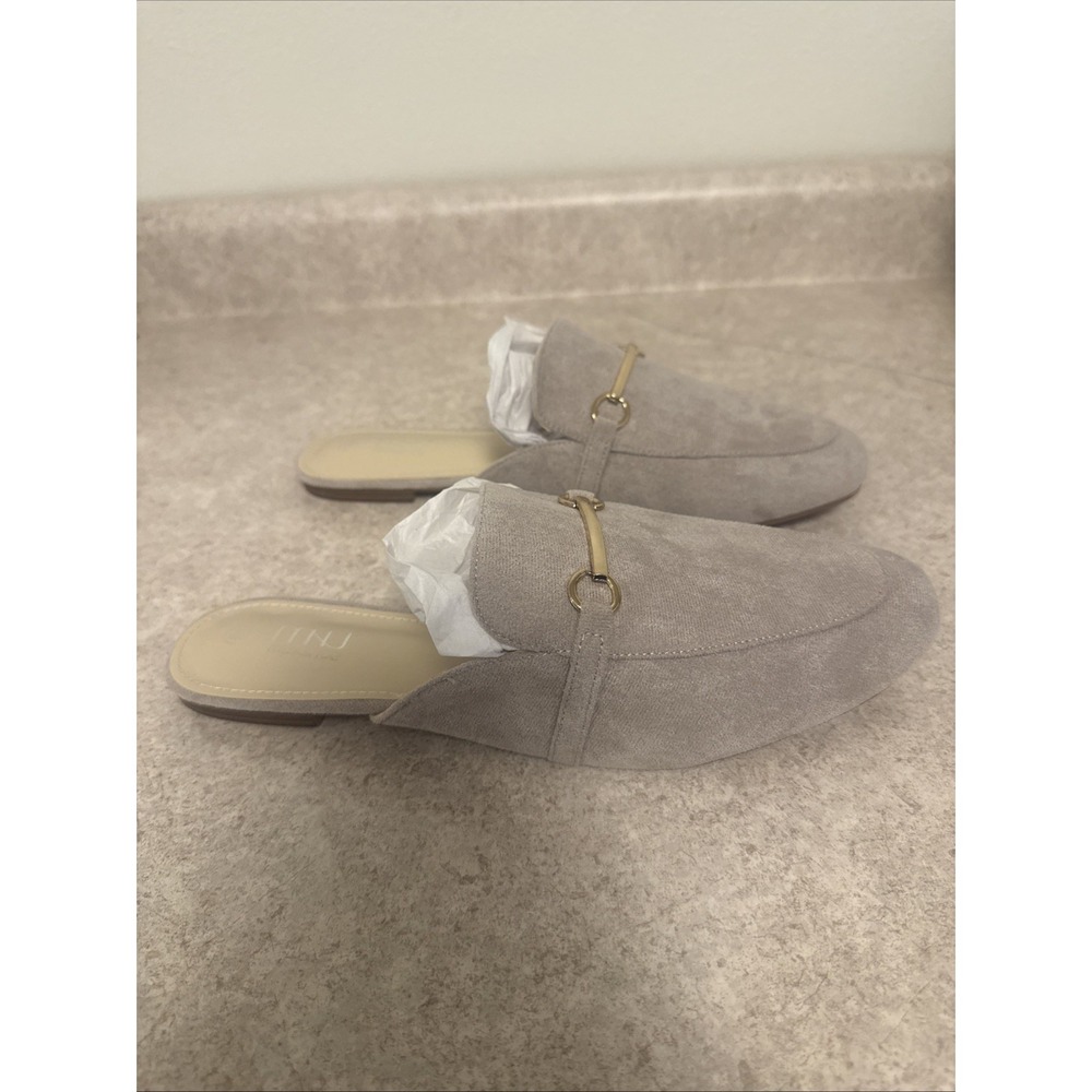 MUSSHOE Mules for Women Sz 10.5 Light Purple Suede Slip-On Loafers New